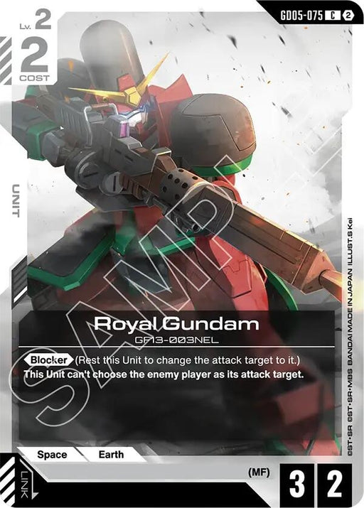 Image for Royal Gundam (GD05-075) [Freedom Ascension] {GD05} - Gundam Card Game