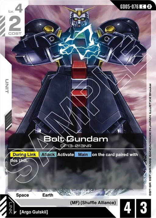 Image for Bolt Gundam (GD05-076) [Freedom Ascension] {GD05} - Gundam Card Game