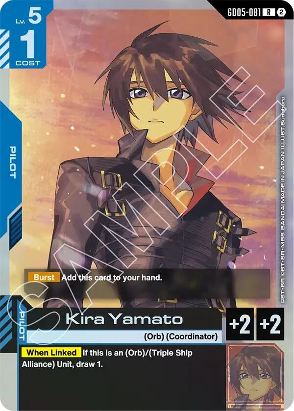 Image for Kira Yamato (GD05-081) [Freedom Ascension] {GD05} - Gundam Card Game