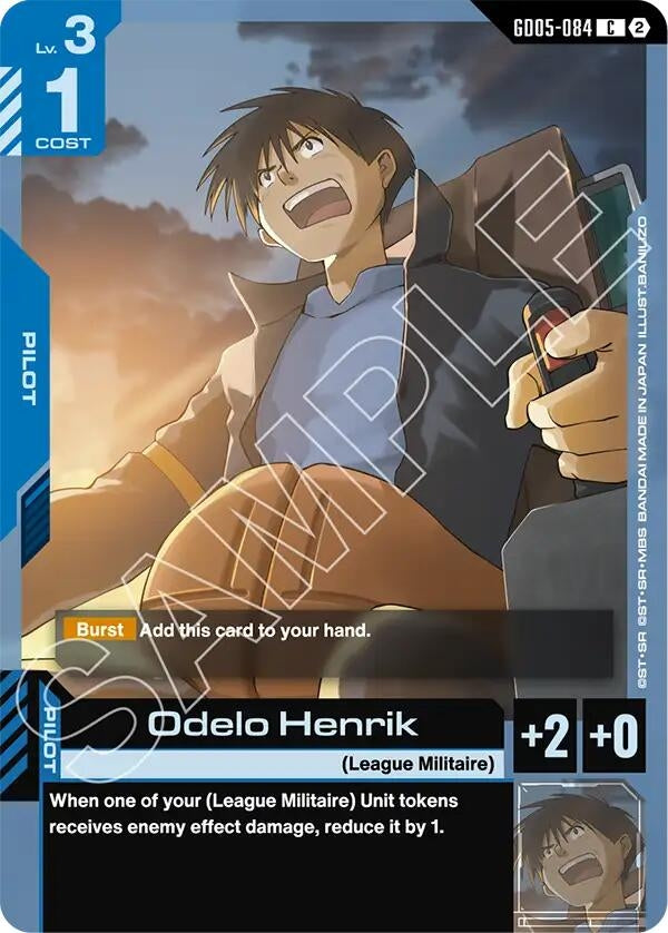 Image for Odelo Henrik (GD05-084) [Freedom Ascension] {GD05} - Gundam Card Game