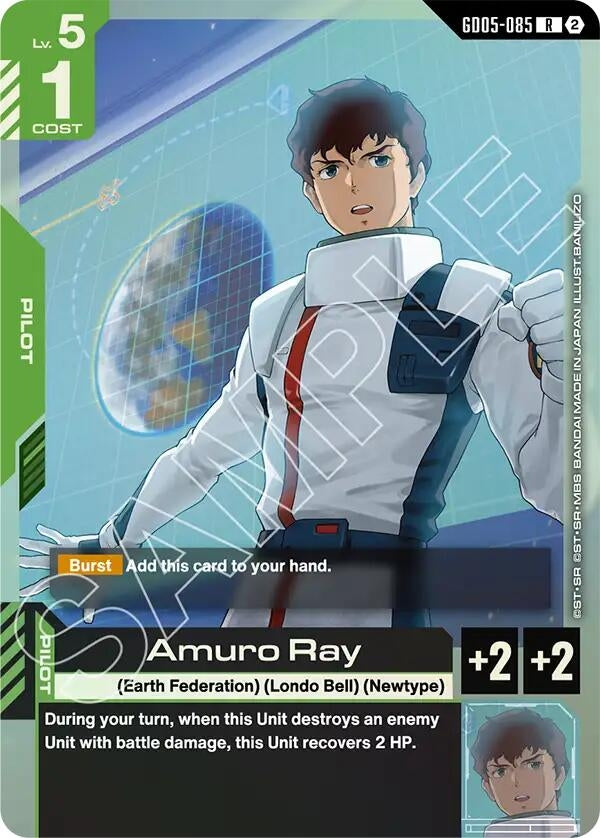 Image for Amuro Ray (GD05-085) [Freedom Ascension] {GD05} - Gundam Card Game