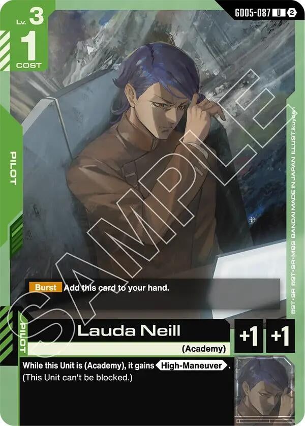 Image for Lauda Neill (GD05-087) [Freedom Ascension] {GD05} - Gundam Card Game
