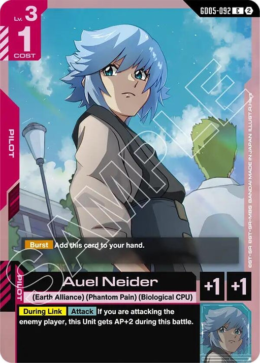 Image for Auel Neider (GD05-092) [Freedom Ascension] {GD05} - Gundam Card Game