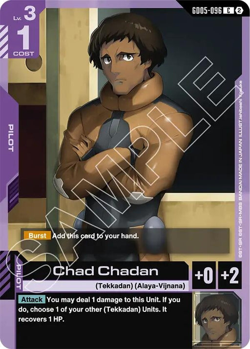 Image for Chad Chadan (GD05-096) [Freedom Ascension] {GD05} - Gundam Card Game