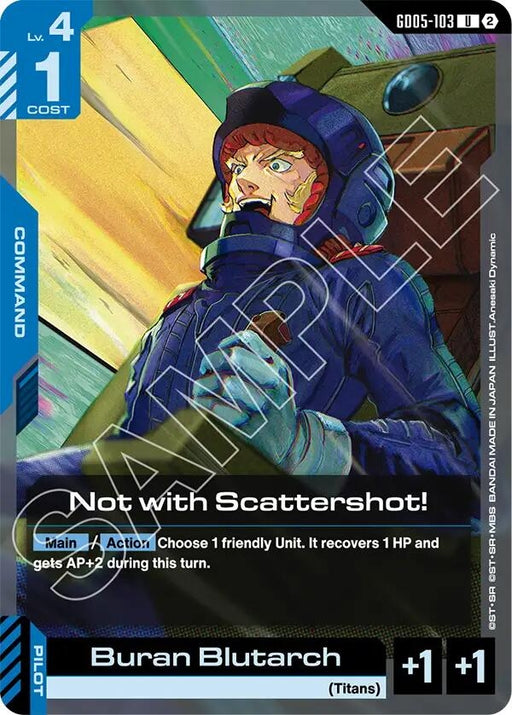 Image for Not with Scattershot! (GD05-103) [Freedom Ascension] {GD05} - Gundam Card Game