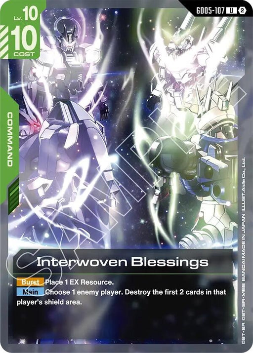 Image for Interwoven Blessings (GD05-107) [Freedom Ascension] {GD05} - Gundam Card Game