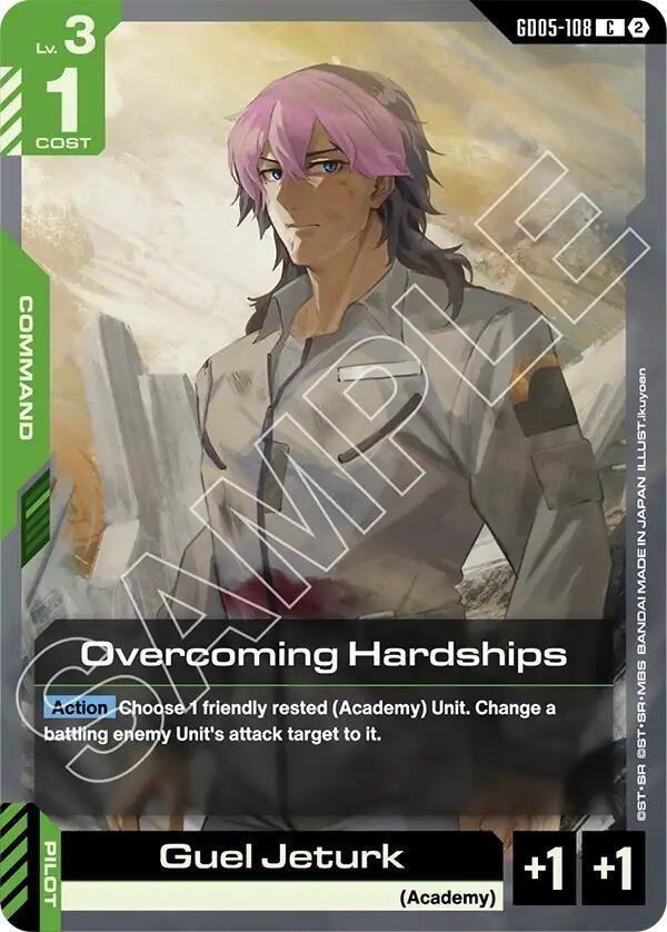 Image for Overcoming Hardships (GD05-108) [Freedom Ascension] {GD05} - Gundam Card Game