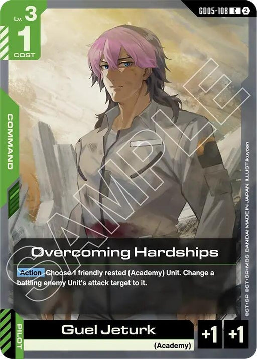 Image for Overcoming Hardships (GD05-108) [Freedom Ascension] {GD05} - Gundam Card Game