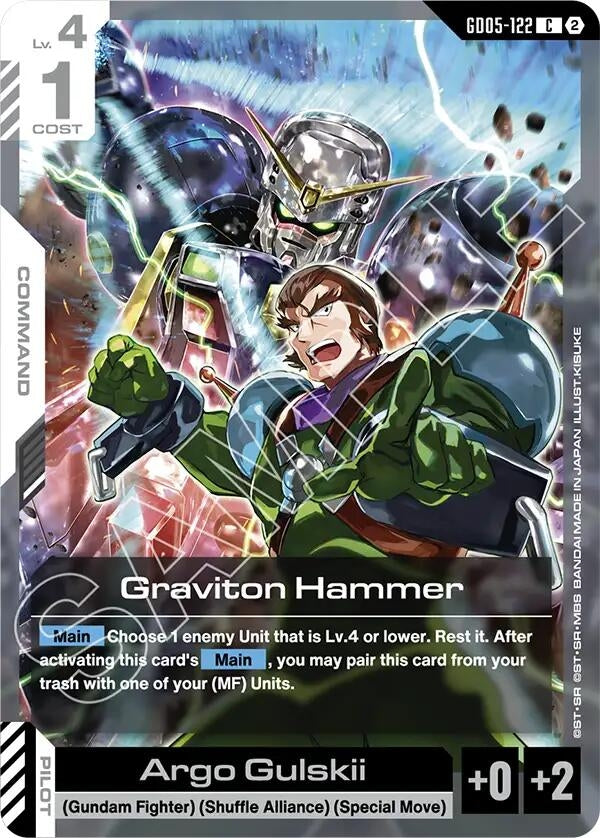 Image for Graviton Hammer (GD05-122) [Freedom Ascension] {GD05} - Gundam Card Game