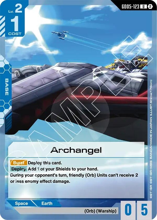 Image for Archangel (GD05-123) [Freedom Ascension] {GD05} - Gundam Card Game