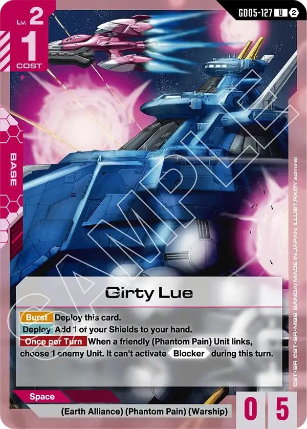 Image for Girty Lue (GD05-127) [Freedom Ascension] {GD05} - Gundam Card Game