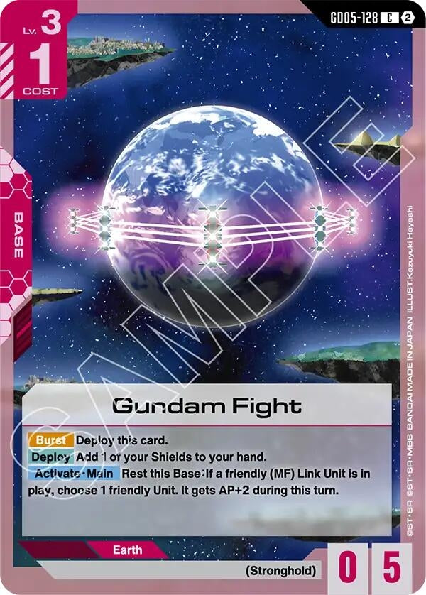 Image for Gundam Fight (GD05-128) [Freedom Ascension] {GD05} - Gundam Card Game