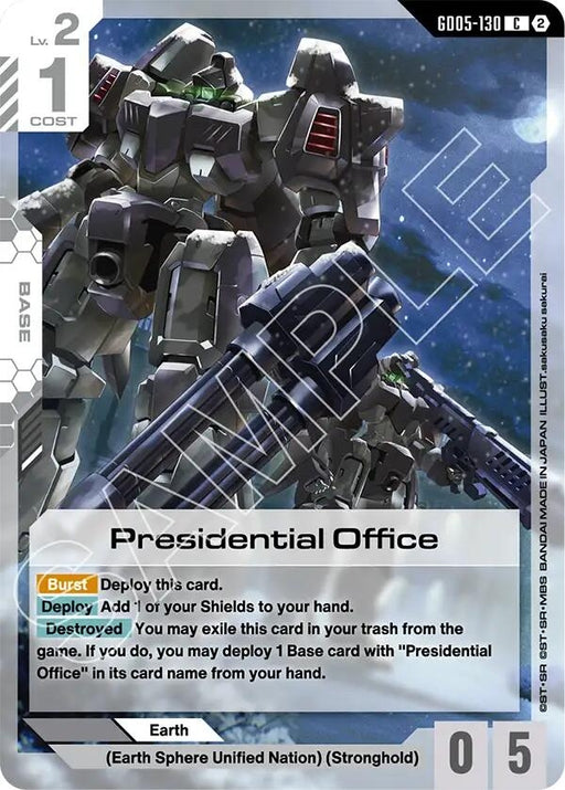 Image for Presidential Office (GD05-130) [Freedom Ascension] {GD05} - Gundam Card Game