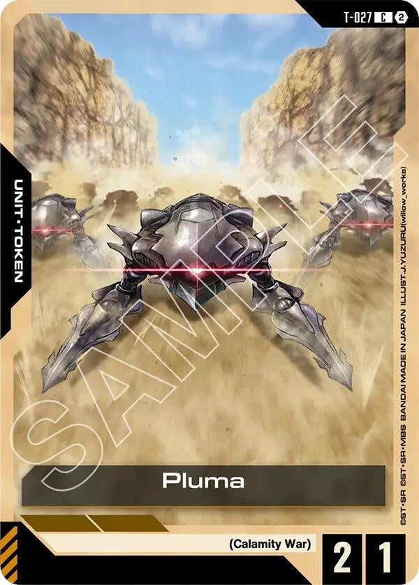 Image for Pluma (T-027) (T-027) [Freedom Ascension] {GD05} - Gundam Card Game