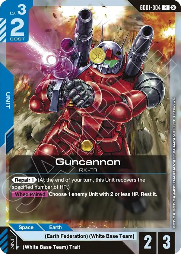 Image for Guncannon (GD01-004) [Deck Build Box Freedom Ascension] {SC01} - Gundam Card Game