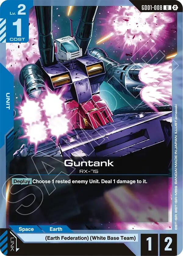 Image for Guntank (GD01-008) [Deck Build Box Freedom Ascension] {SC01} - Gundam Card Game