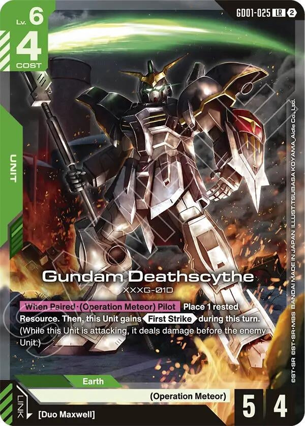 Image for Gundam Deathscythe (GD01-025) [Deck Build Box Freedom Ascension] {SC01} - Gundam Card Game