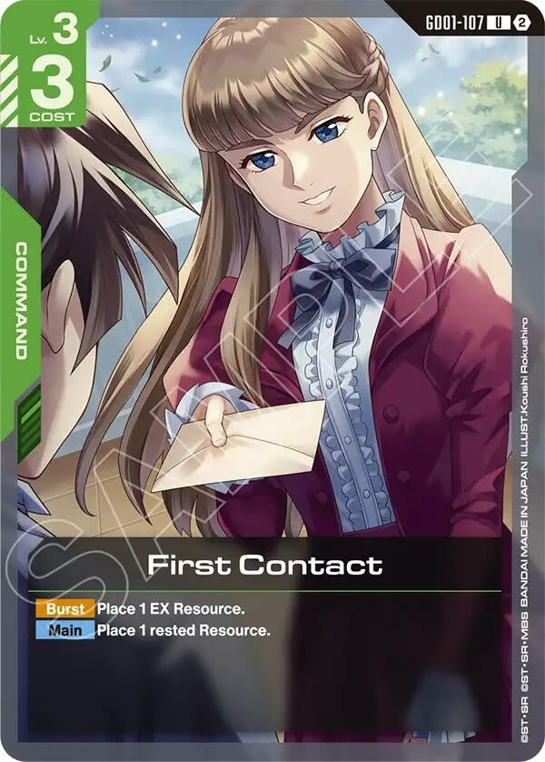 Image for First Contact (GD01-107) [Deck Build Box Freedom Ascension] {SC01} - Gundam Card Game