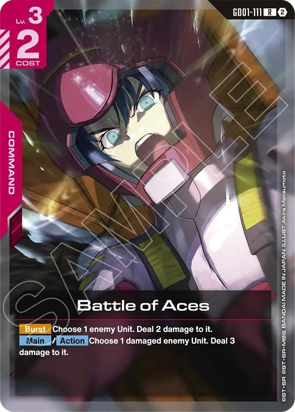 Image for Battle of Aces (GD01-111) [Deck Build Box Freedom Ascension] {SC01} - Gundam Card Game