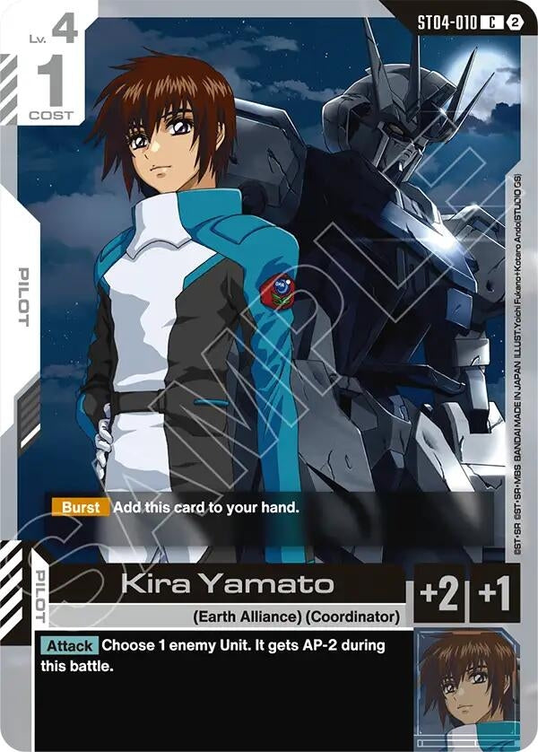 Image for Kira Yamato (ST04-010) [Deck Build Box Freedom Ascension] {SC01} - Gundam Card Game