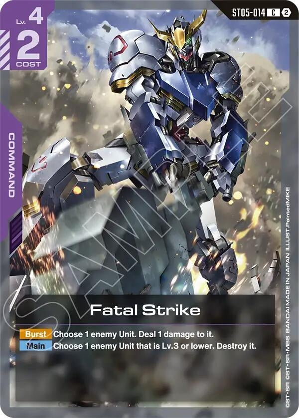 Image for Fatal Strike (ST05-014) [Deck Build Box Freedom Ascension] {SC01} - Gundam Card Game