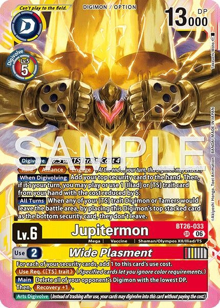 Jupitermon // Wide Plasmet (BT26-033 SR) [Timeless Bonds]