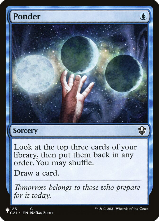 Ponder (125) [The List Reprints]