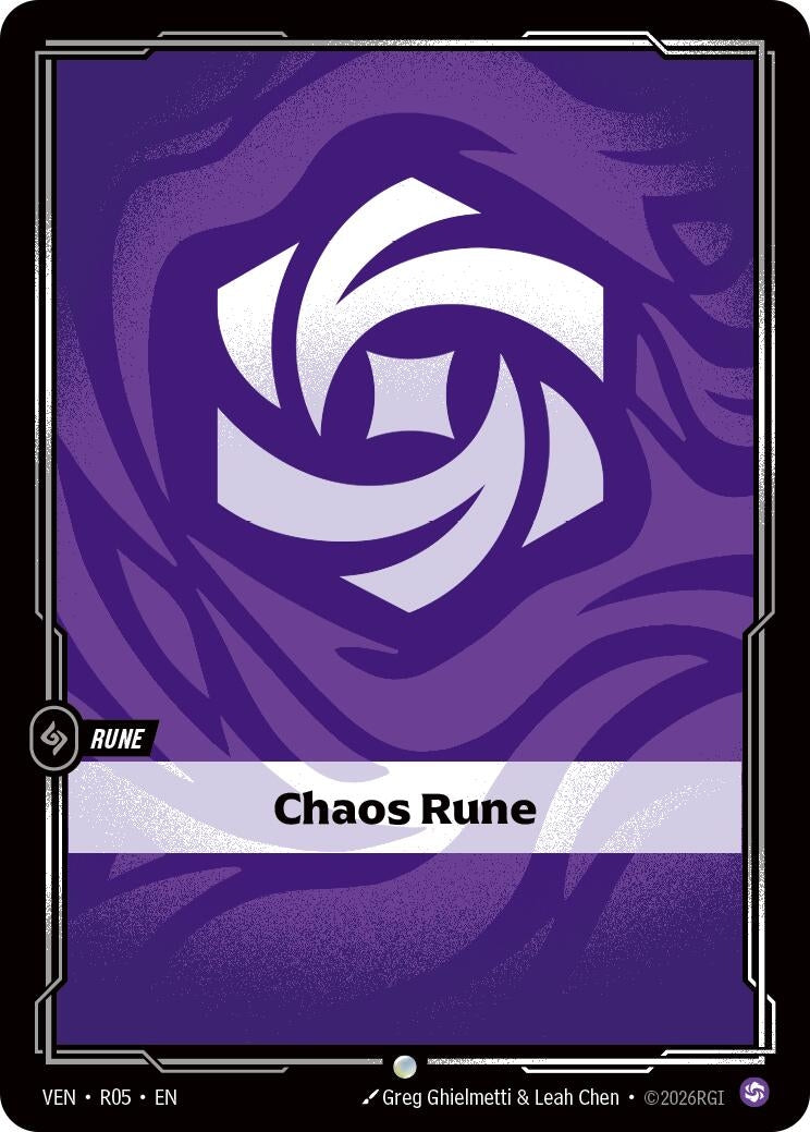 Image for Chaos Rune (R05) [Vendetta] - Riftbound: League of Legends Trading Card Game