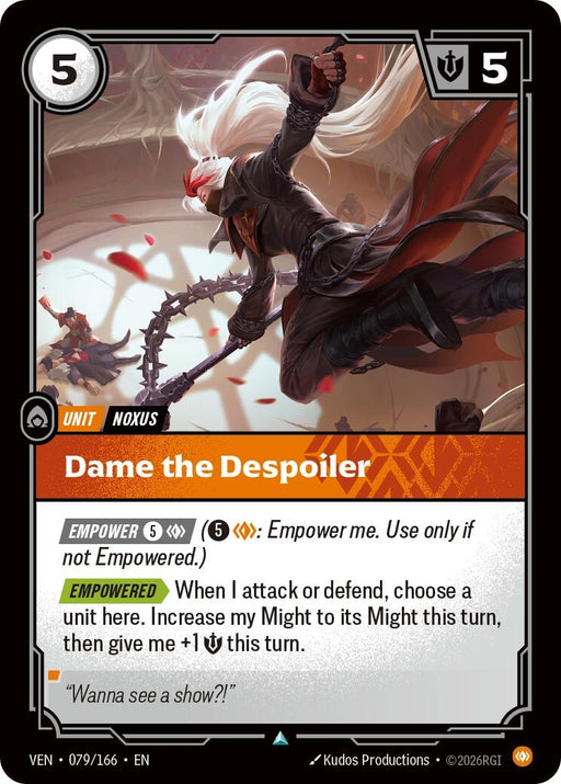 Image for Dame the Despoiler (079/166) [Vendetta] - Riftbound: League of Legends Trading Card Game