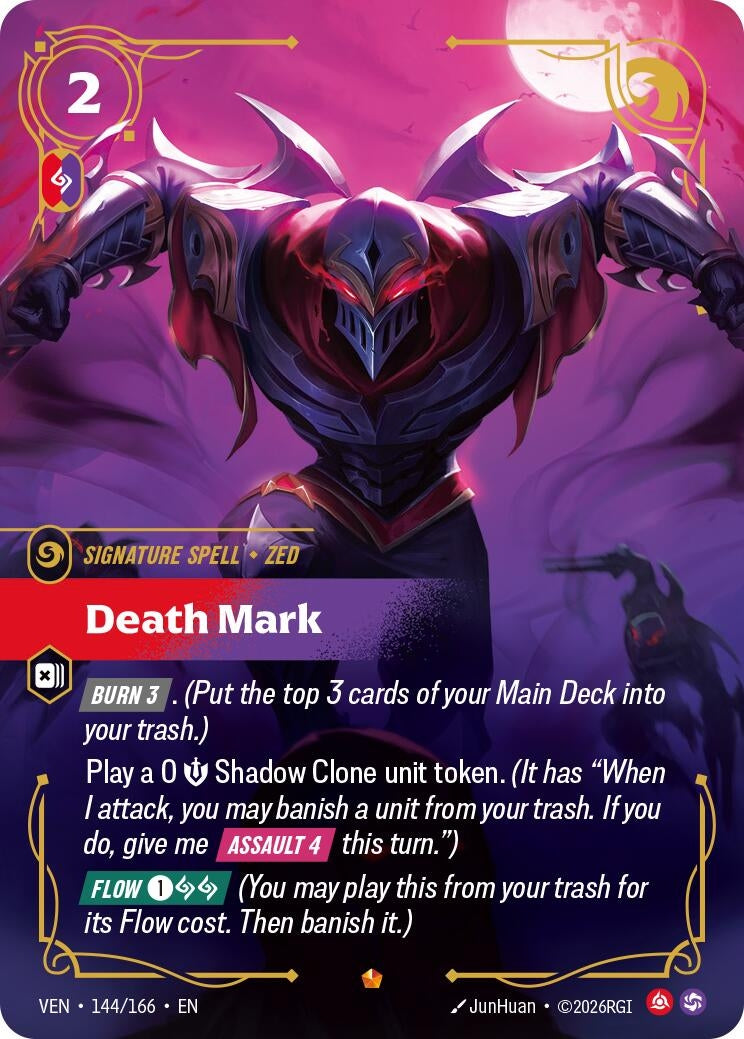 Image for Death Mark (144/166) [Vendetta] - Riftbound: League of Legends Trading Card Game