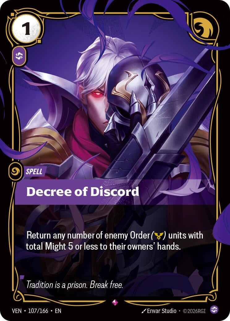 Image for Decree of Discord (107/166) [Vendetta] - Riftbound: League of Legends Trading Card Game