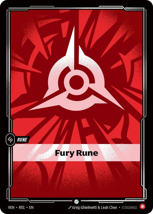Image for Fury Rune (R01) [Vendetta] - Riftbound: League of Legends Trading Card Game