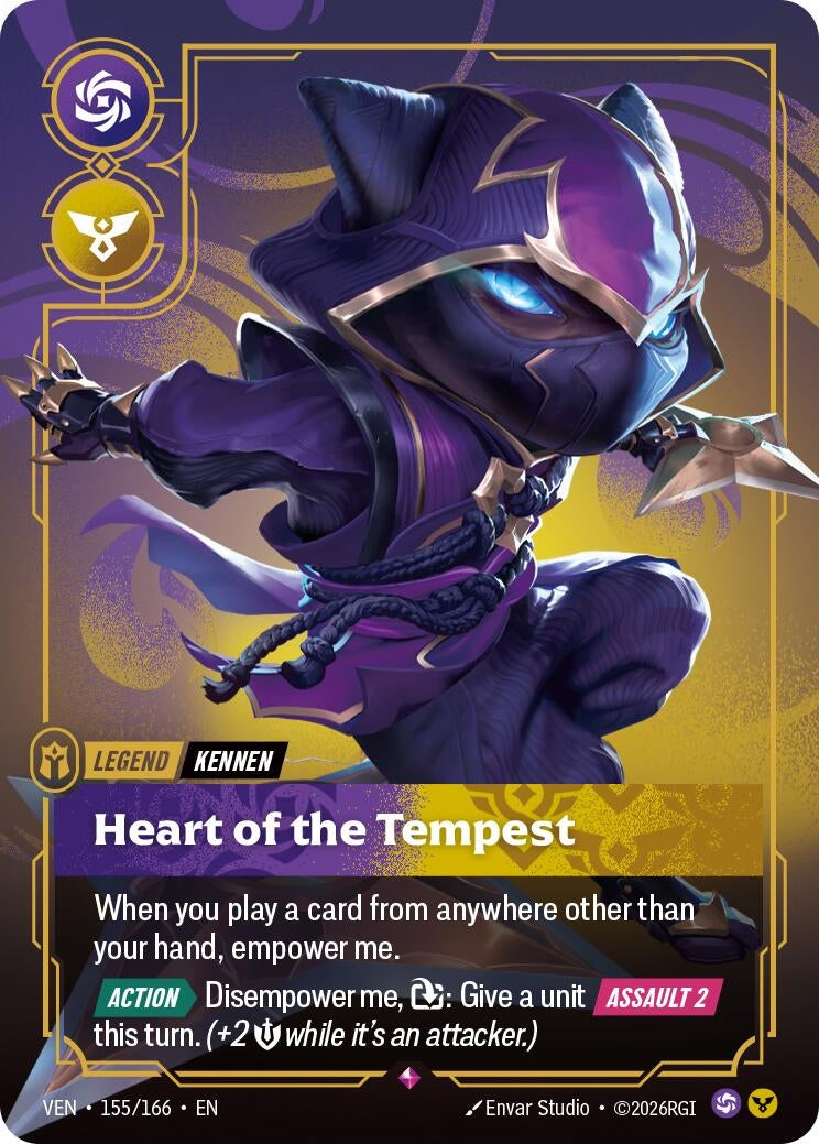 Image for Kennen - Heart of the Tempest (155/166) [Vendetta] - Riftbound: League of Legends Trading Card Game