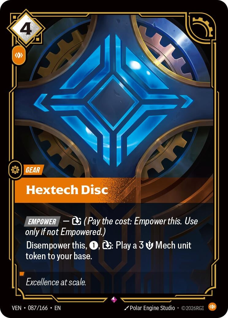 Image for Hextech Disc (087/166) [Vendetta] - Riftbound: League of Legends Trading Card Game