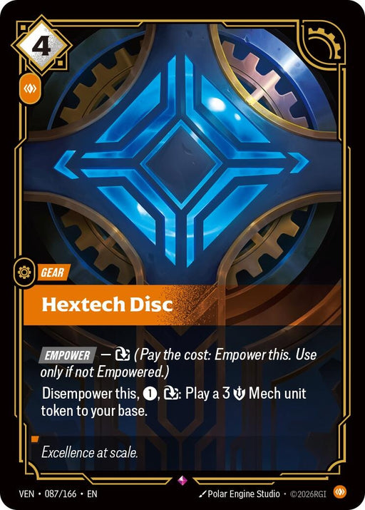 Image for Hextech Disc (087/166) [Vendetta] - Riftbound: League of Legends Trading Card Game