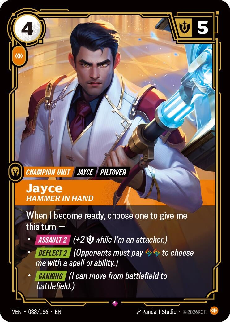 Image for Jayce - Hammer in Hand (088/166) [Vendetta] - Riftbound: League of Legends Trading Card Game