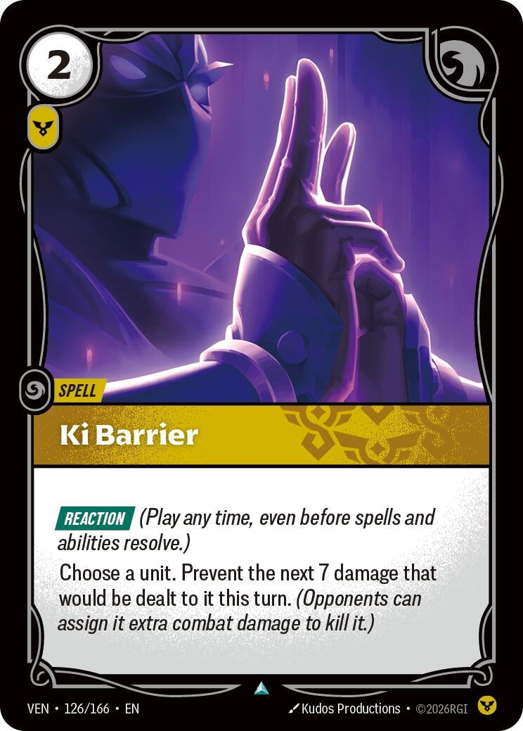 Image for Ki Barrier (126/166) [Vendetta] - Riftbound: League of Legends Trading Card Game