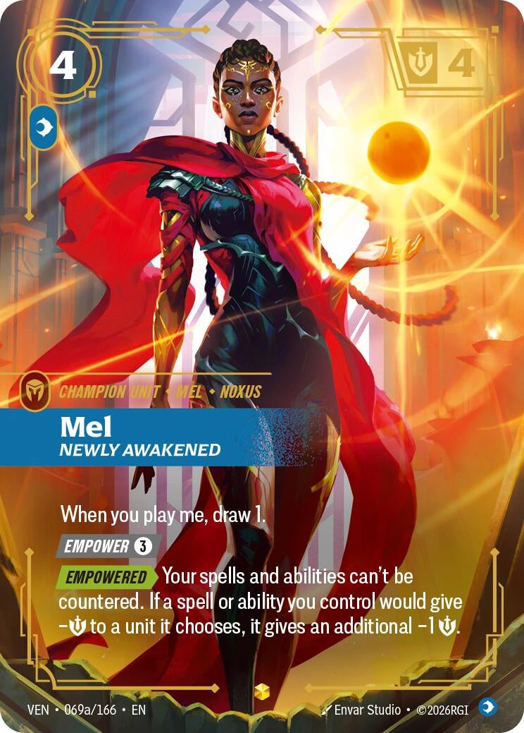 Image for Mel - Newly Awakened (Alternate Art) (069a/166) [Vendetta] - Riftbound: League of Legends Trading Card Game