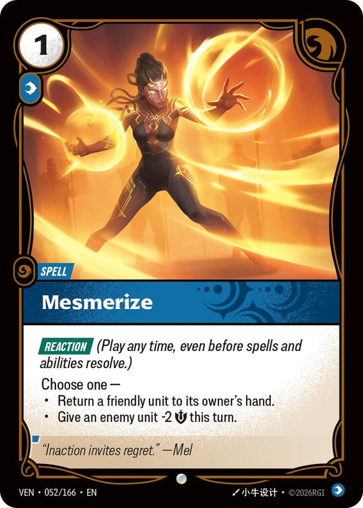 Image for Mesmerize (052/166) [Vendetta] - Riftbound: League of Legends Trading Card Game