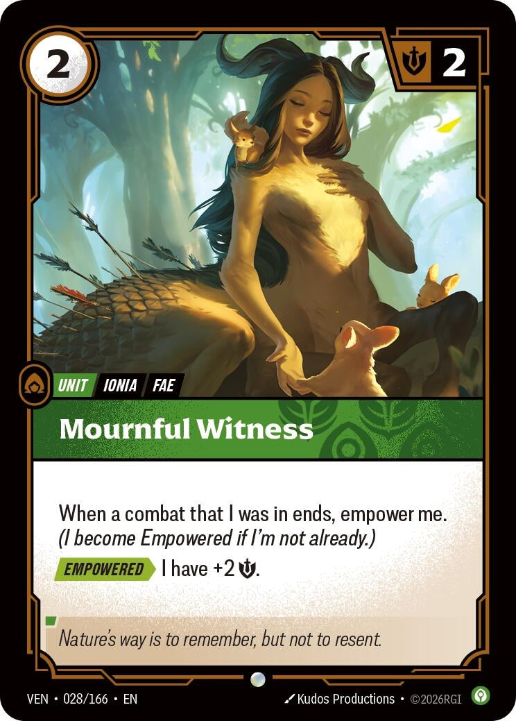 Image for Mournful Witness (028/166) [Vendetta] - Riftbound: League of Legends Trading Card Game