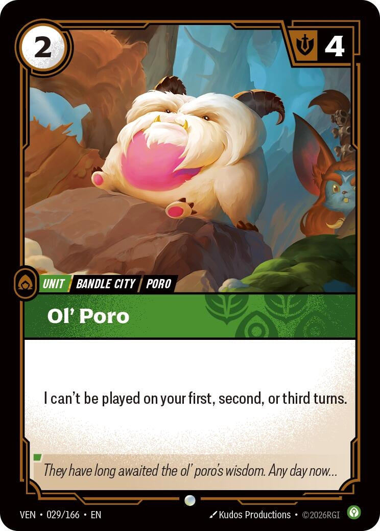 Image for Ol' Poro (029/166) [Vendetta] - Riftbound: League of Legends Trading Card Game