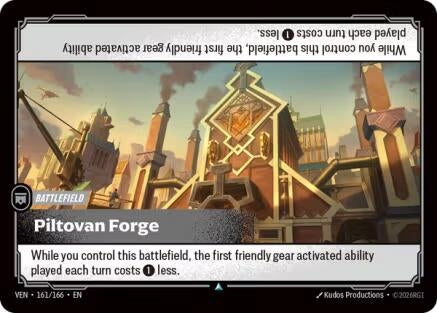 Image for Piltovan Forge (161/166) [Vendetta] - Riftbound: League of Legends Trading Card Game