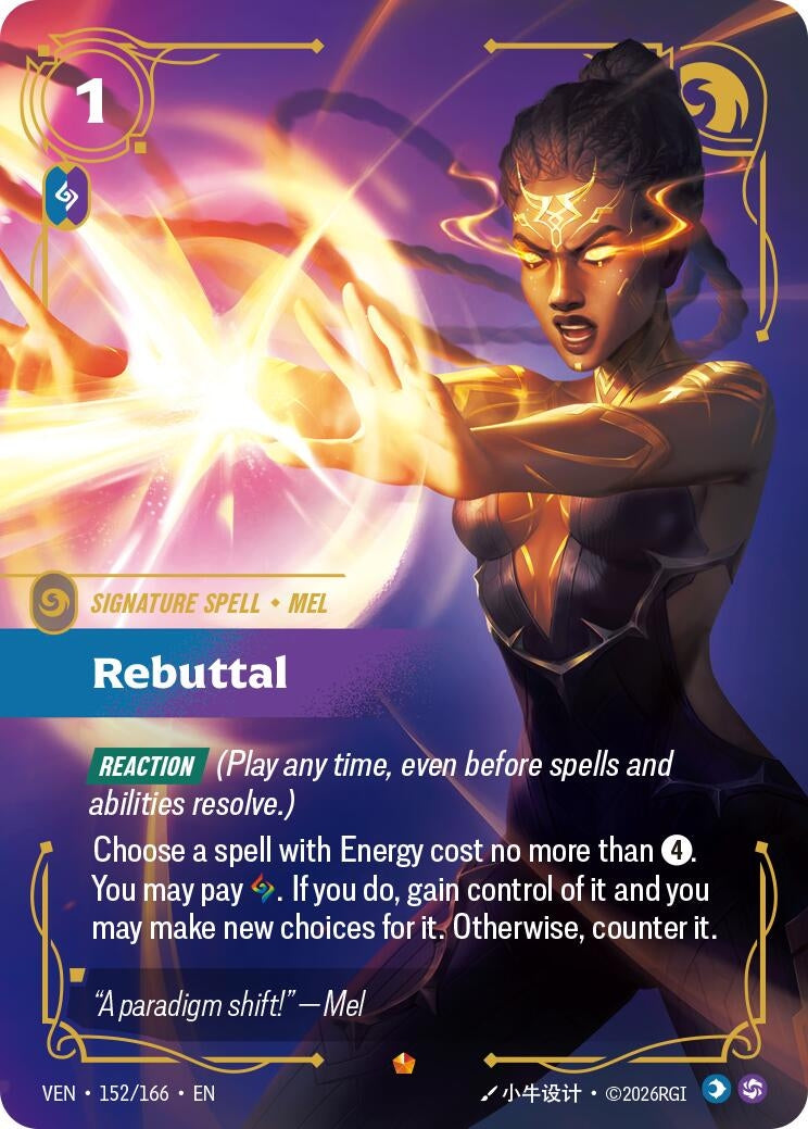 Image for Rebuttal (152/166) [Vendetta] - Riftbound: League of Legends Trading Card Game