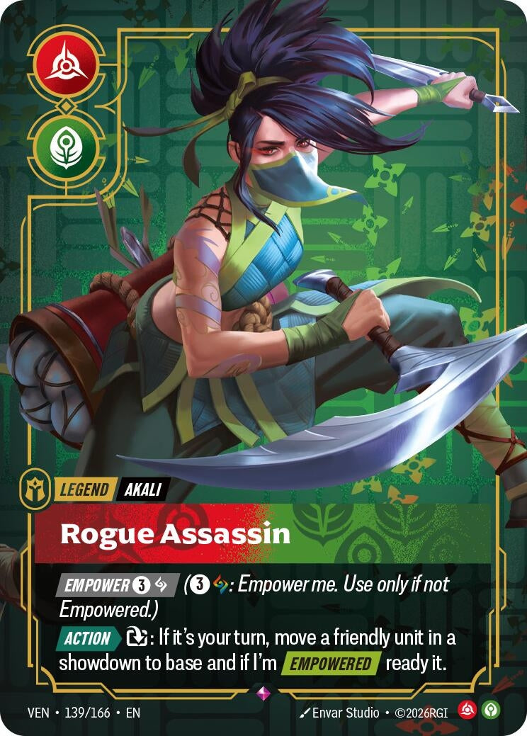 Image for Akali - Rogue Assassin (139/166) [Vendetta] - Riftbound: League of Legends Trading Card Game