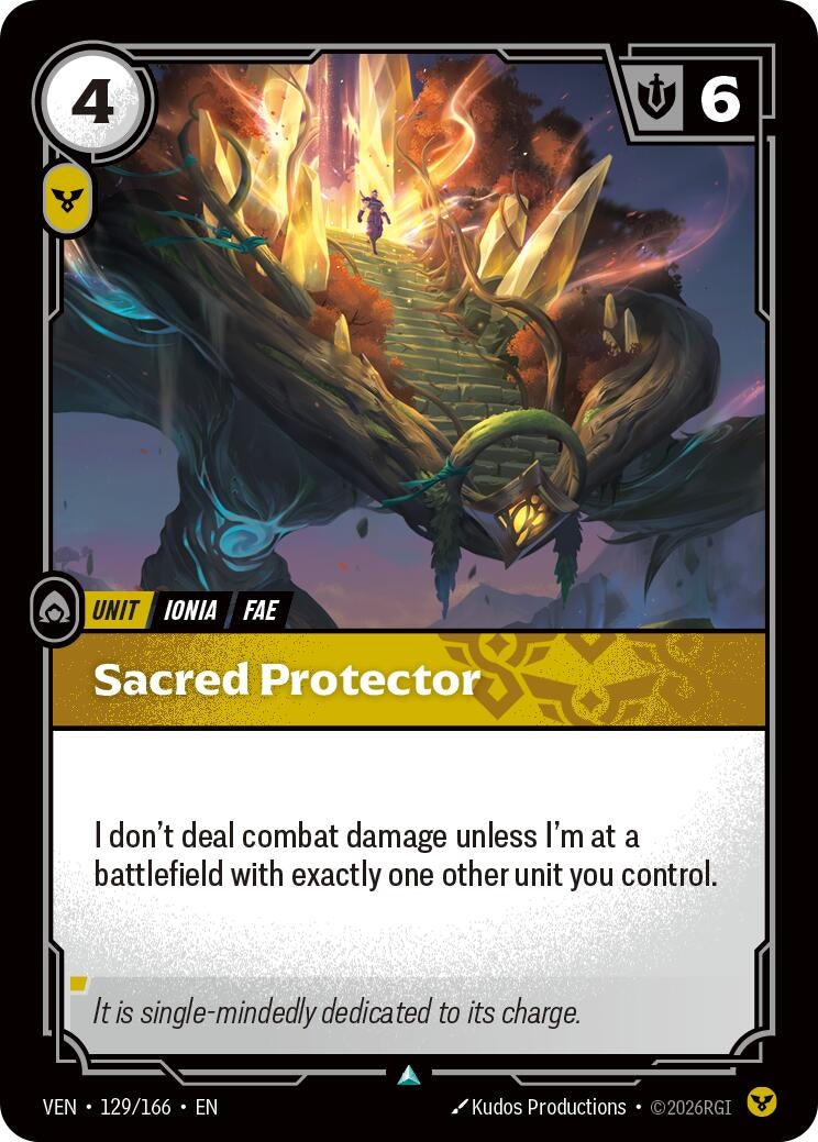 Image for Sacred Protector (129/166) [Vendetta] - Riftbound: League of Legends Trading Card Game