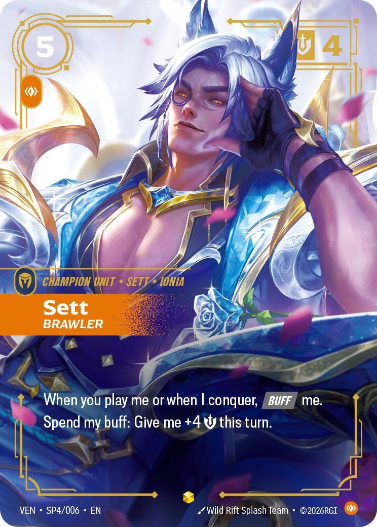 Image for Sett - Brawler (SP4/006) [Vendetta] - Riftbound: League of Legends Trading Card Game