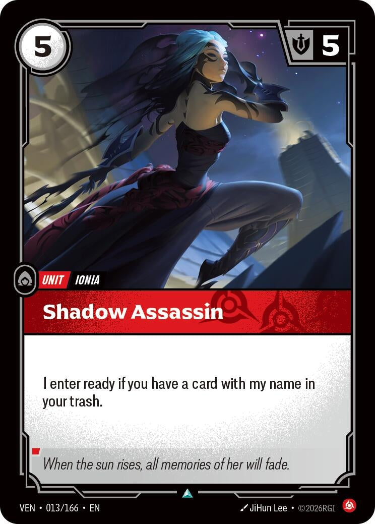 Image for Shadow Assassin (013/166) [Vendetta] - Riftbound: League of Legends Trading Card Game