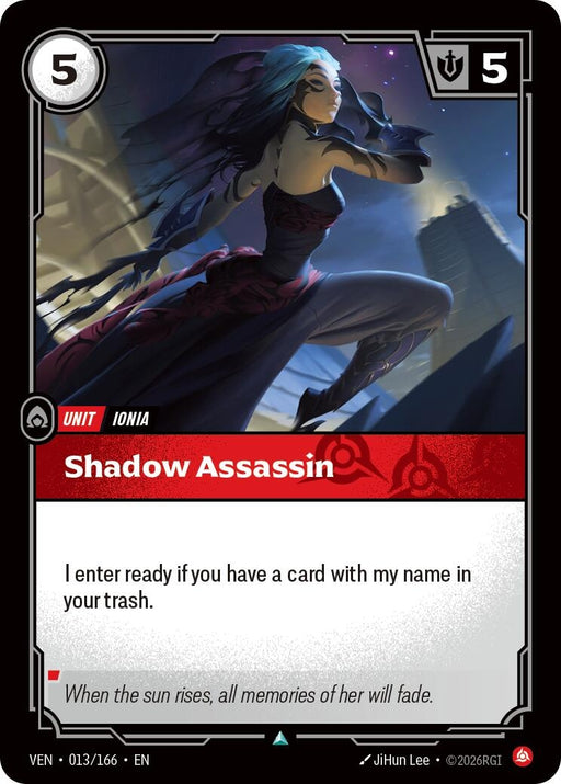Image for Shadow Assassin (013/166) [Vendetta] - Riftbound: League of Legends Trading Card Game