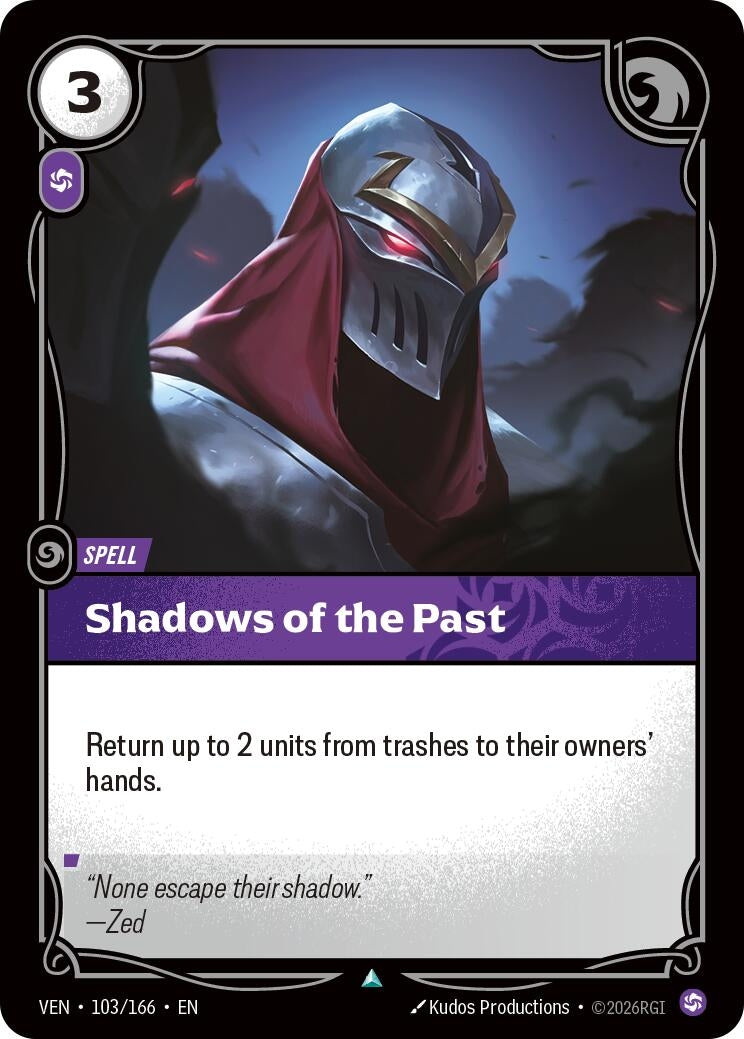 Image for Shadows of the Past (103/166) [Vendetta] - Riftbound: League of Legends Trading Card Game