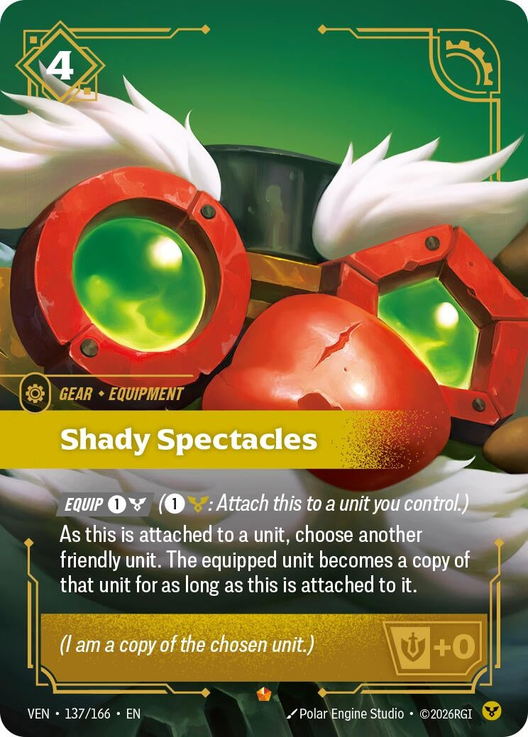 Image for Shady Spectacles (137/166) [Vendetta] - Riftbound: League of Legends Trading Card Game